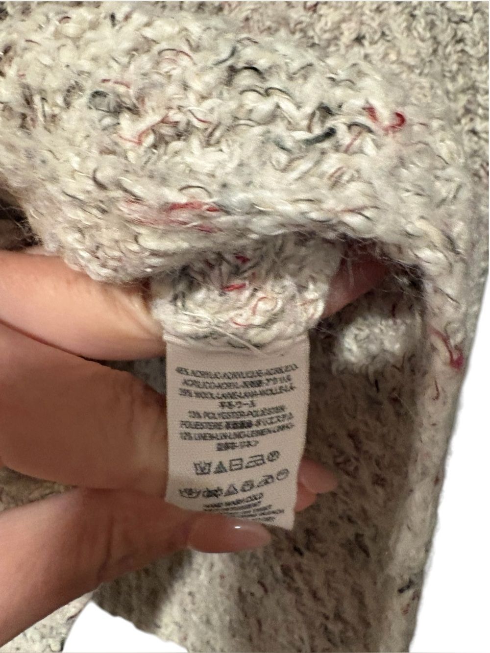 Free People Speckled Cream Sweater - Picture 5 of 6